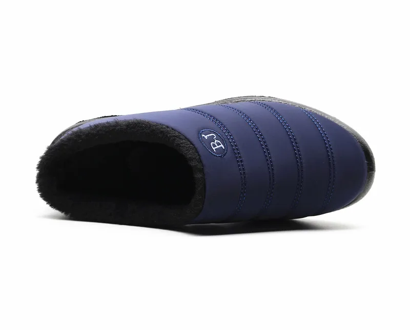 Size35-46; женская зимняя обувь из водонепроницаемого материала; пара зимних ботинок унисекс; Теплые повседневные ботинки на меху с нескользящей подошвой