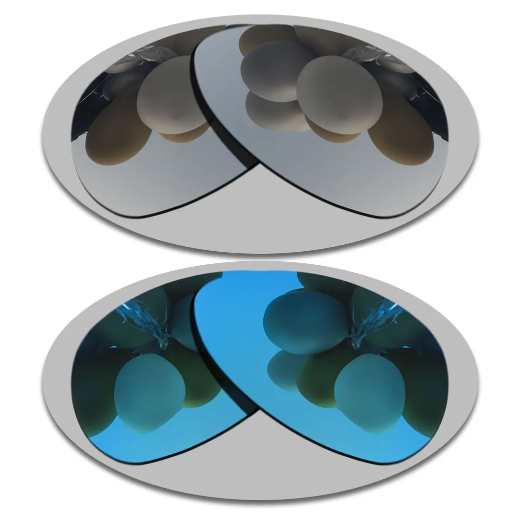 

100% поляризованные Сменные линзы точной резки для солнцезащитных очков Crosshair S хромированные и синие комбинированные варианты