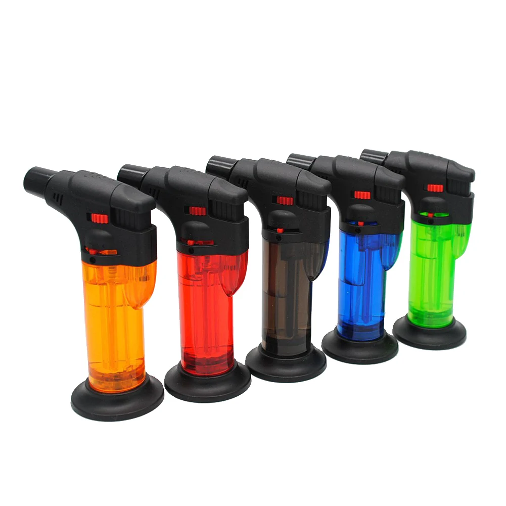 

Mini Torch Lighter High Pressure Jet Flame BBQ Kitchen Welding Torch Lighter Butane Jet Gas Lighter Turbo Cigar Pipe Lighter