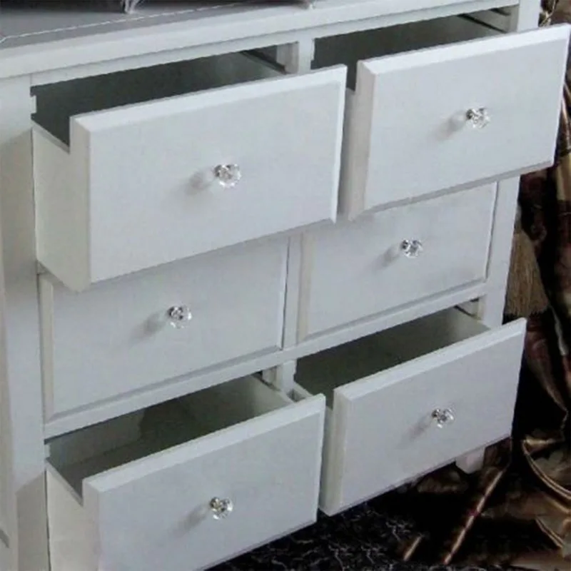 30 мм Алмазная прозрачная стеклянная дверь выдвижной ящик для шкафа мебельный