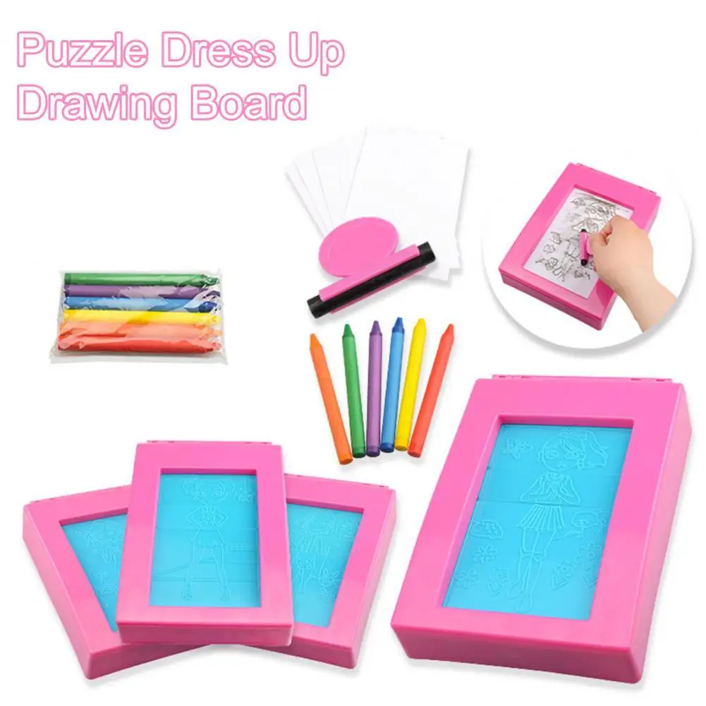 

Kids Doodle Writing Board Card Type Educational Wiping Function Kids Crayon Doodle Drawing Board for Kindergarten