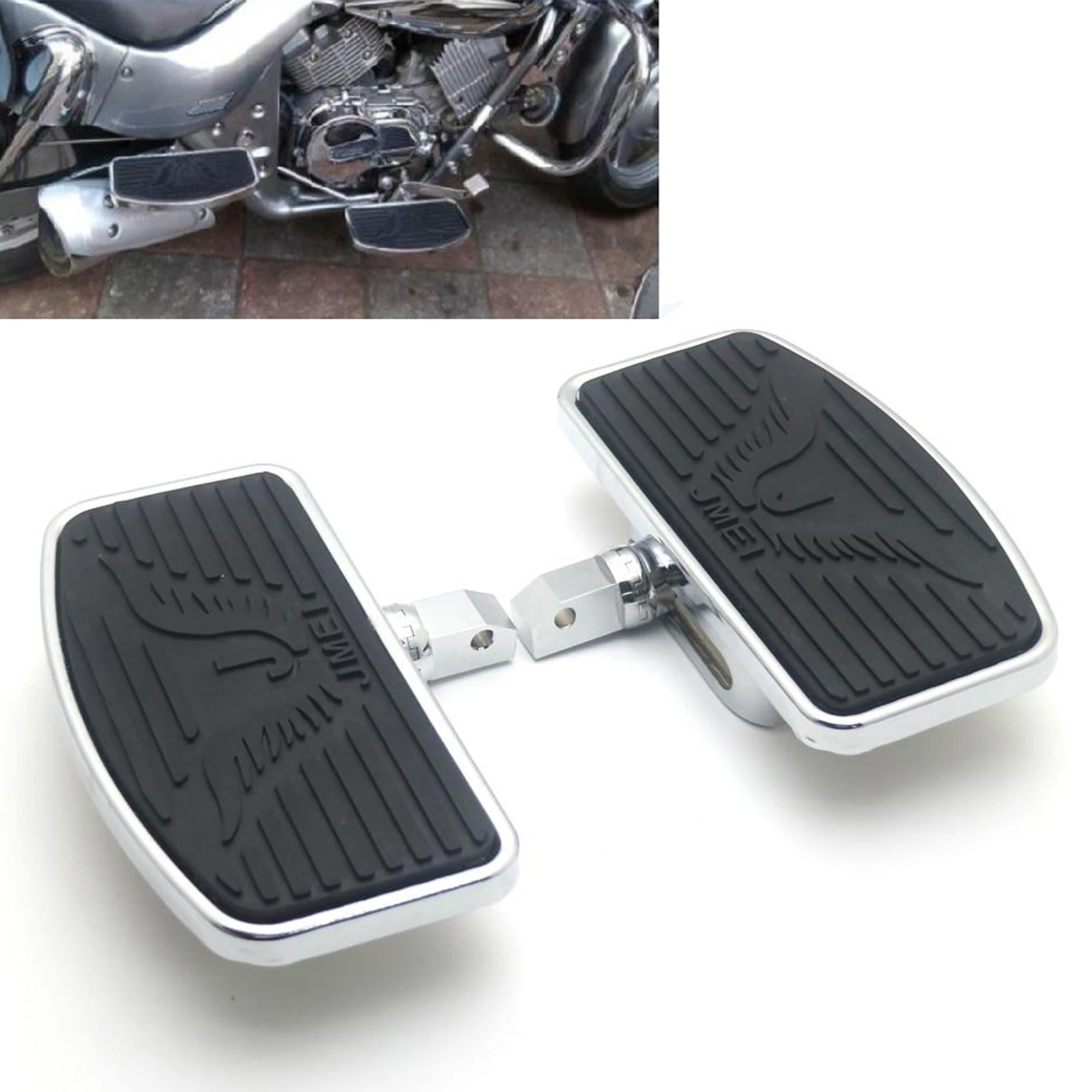 1 пара подножек для пассажирской подножки Honda VTX1300 VTX1800 VT750 | Автомобили и мотоциклы