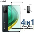 2 шт., защитная пленка для экрана Xiaomi Mi 10T, стекло Mi 10i, 10T Pro, 9, 10 Lite, закаленное стекло, полная защита для объектива телефона Mi 10T