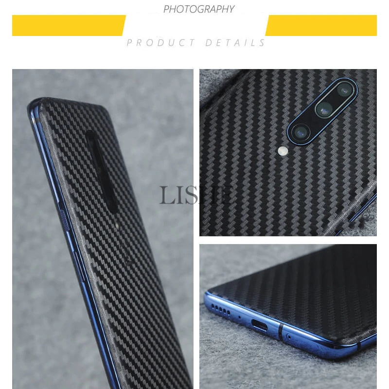 Ультратонкий Мягкий стикер из углеродного волокна для OnePlus 5 5T 6T 7 7T Pro защита