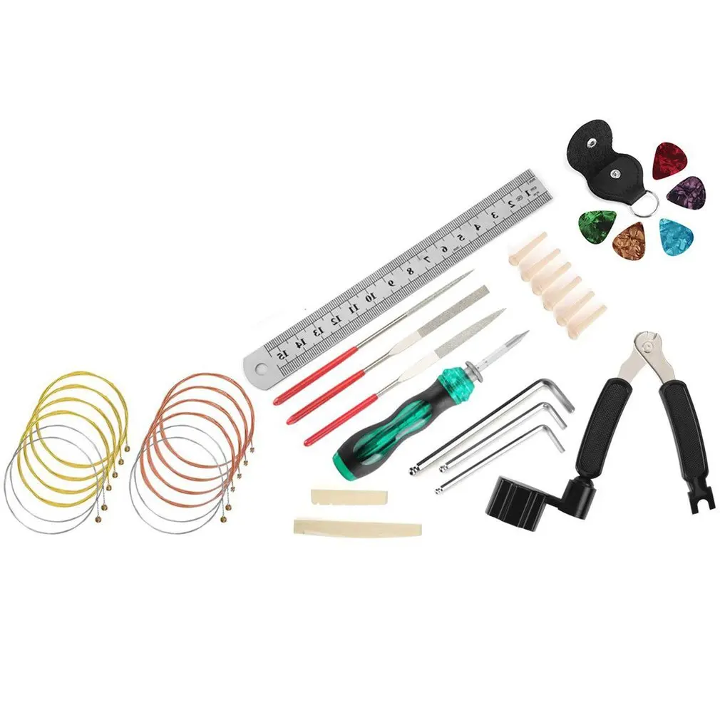 

Guitar Maintenance Tool W006 Guitar Repairing Kit Guitar Care Kit Maintenance Tool Set Cleaning Accessories Guitar Accessories