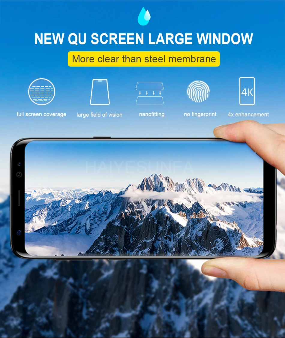 30D полное покрытие Гидрогелевая пленка для samsung Galaxy S8 S9 S10 Plus Защитная пленка для samsung S10e Note 8 9