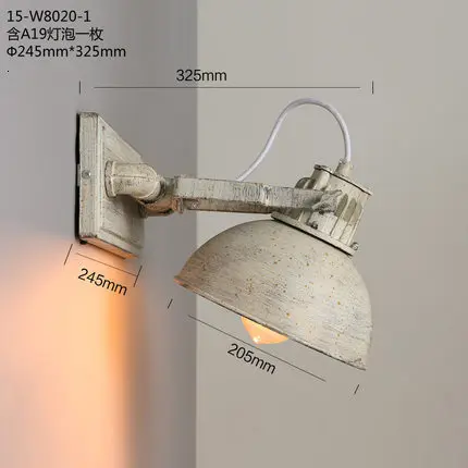 Подвесной светильник в стиле лофт бра со шкивом для стены крепление кухни