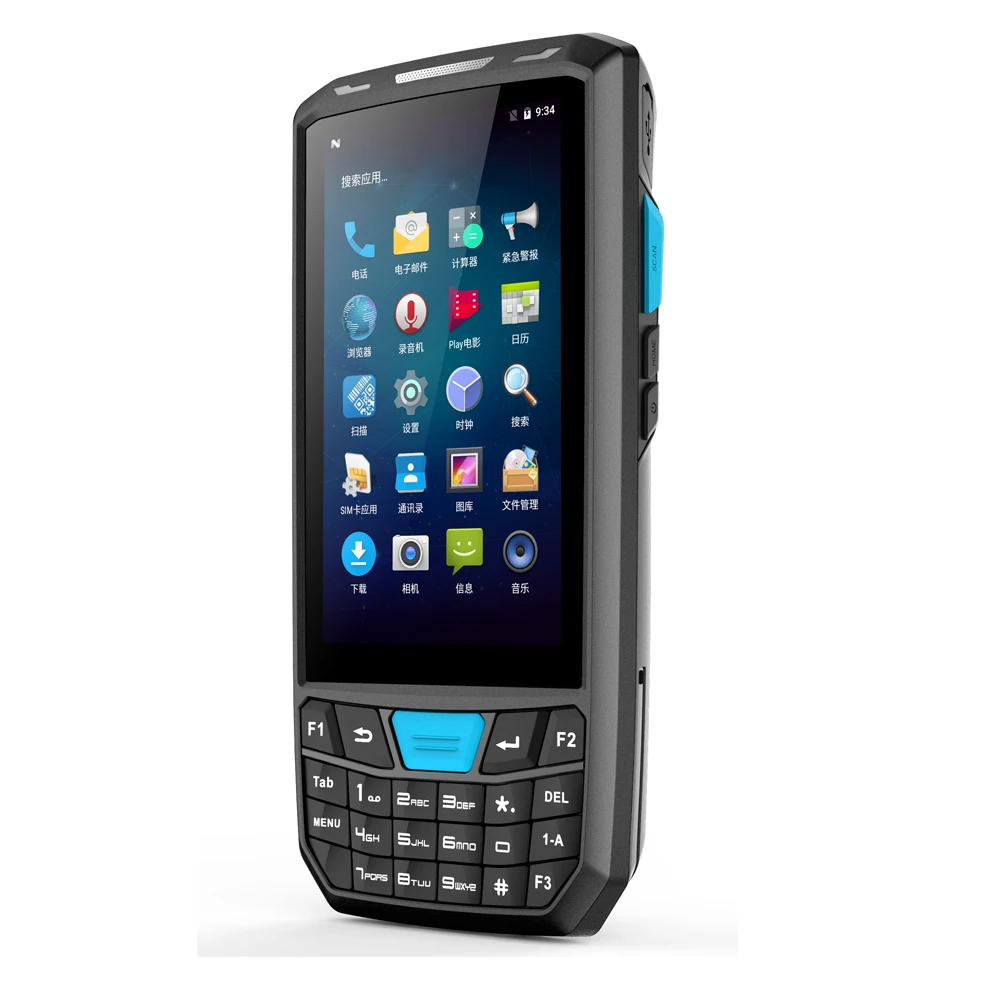 

4G Портативный КПК Android 9,0 POS терминал сенсорный экран 2D сканер штрих-кода беспроводной Wifi Bluetooth-совместимый GPS QR-код считыватель