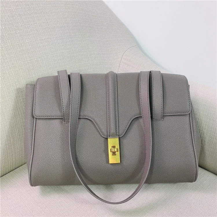 

free shipping 2020 the new style fashion and simple cover genuine cow leather women one shoulder bag 4 color 2 size 30cm 38cm