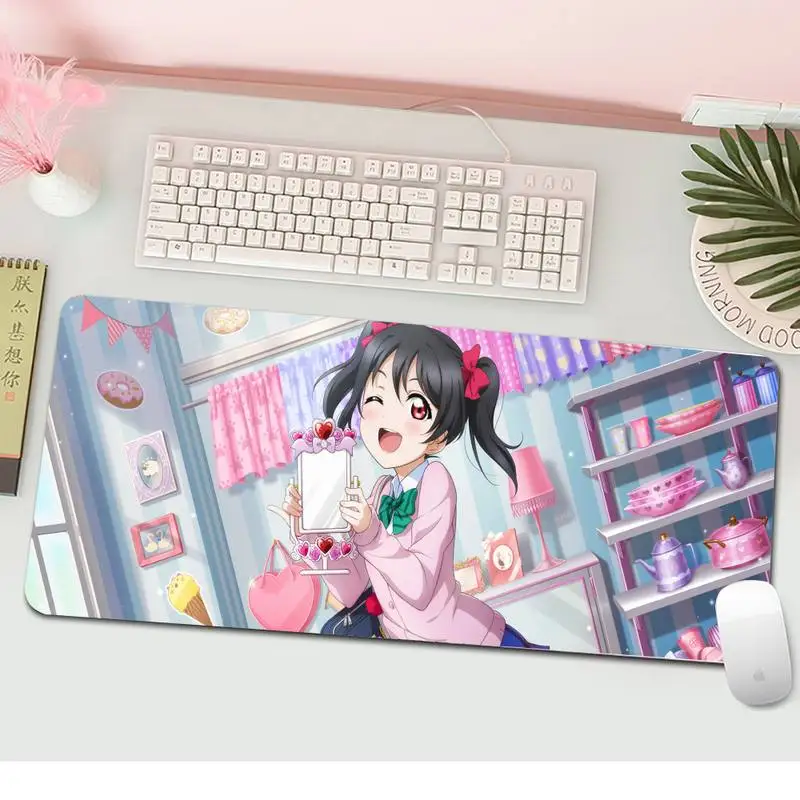 Прочный резиновый коврик для мыши Love Live игровой XL большой клавиатуры ПК