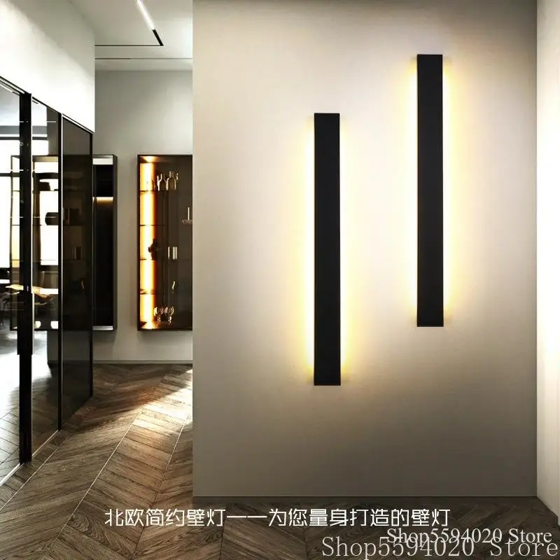 Минималистичный современный настенный светильник светодиодная лампа для