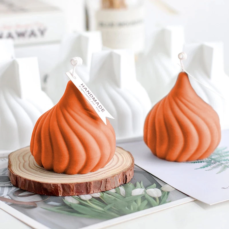 

Aromatherapy candle silicone mold creative onion head candle mold European holiday gift decoration candle making mold
