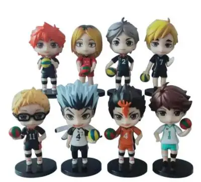 

Японское Аниме Haikyuu! Экшн-фигурка из ПВХ, 8 шт.