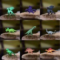 miniatures wild animal jurassic dinosaur model velociraptor stegosaurus fairy garden myth dragon action figures figurine toys