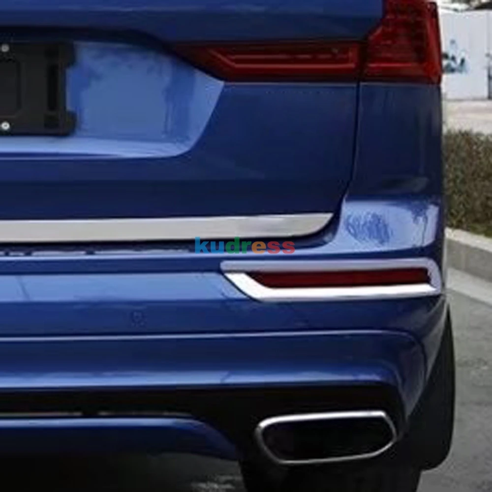 Для Volvo XC60 XC 60 ABS хром задний бампер противотуманная фара рамка Крышка отделка хвост FoLight украшения Аксессуары