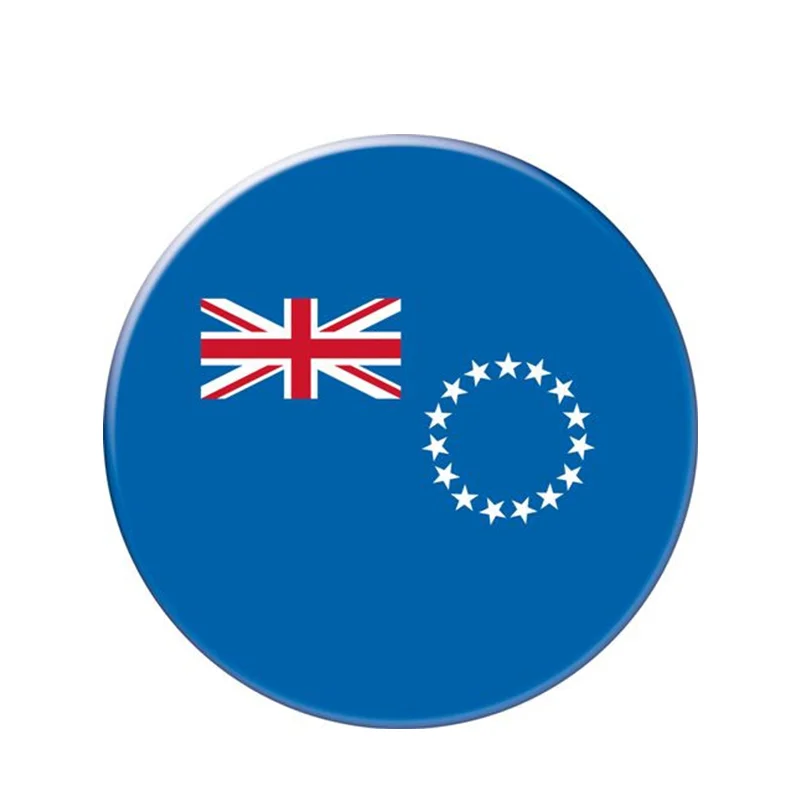 

Flag Round Cook Island Reflective Car Sticker Vinyl Decal Auto Accessories Car Window PVC 13cm X 13cm