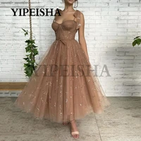 glittery a line spaghetti strap evening dresses backless ankle length sequined sleeveless prom gown robes de soir%c3%a9e %d9%81%d8%b3%d8%a7%d8%aa%d9%8a%d9%86 %d8%a7%d9%84%d8%b3%d9%87%d8%b1