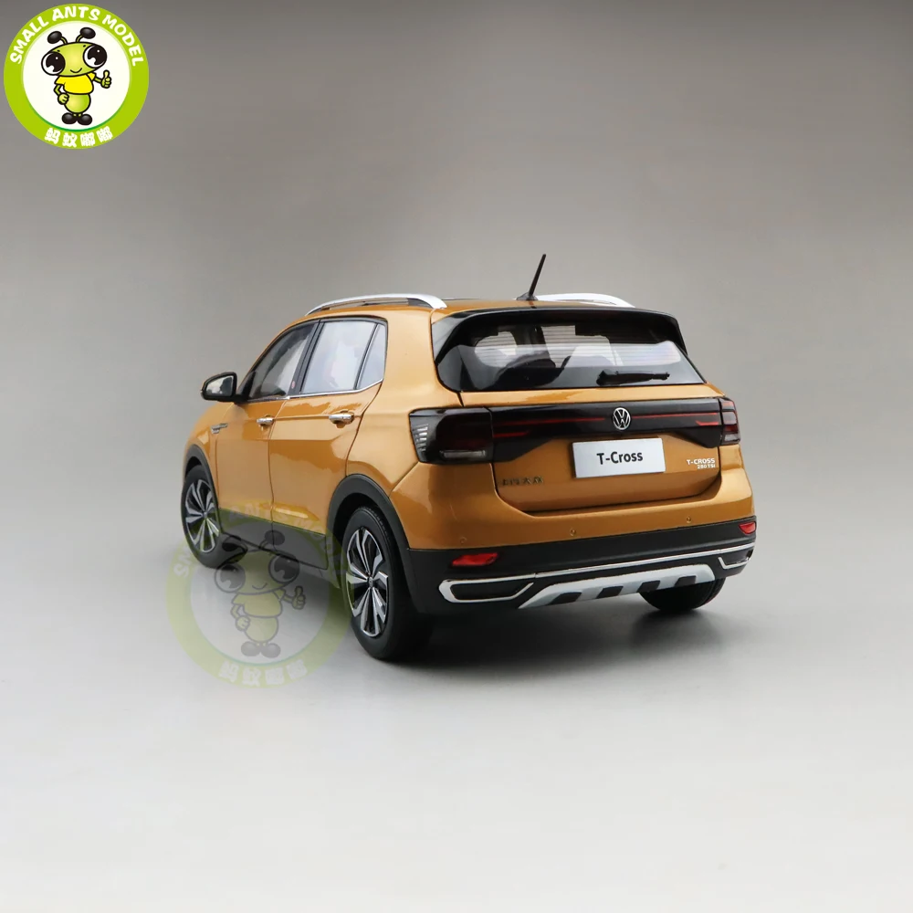 1/18 T-CROSS T крест SUV литая модель автомобиля Модель SUV Игрушки для мальчиков Подарки для девочек на день рождения