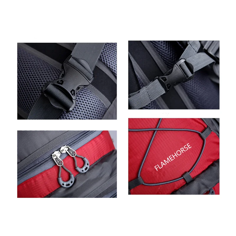 Дышащий нейлоновый водонепроницаемый рюкзак 40 л для мужчин и женщин дорожная