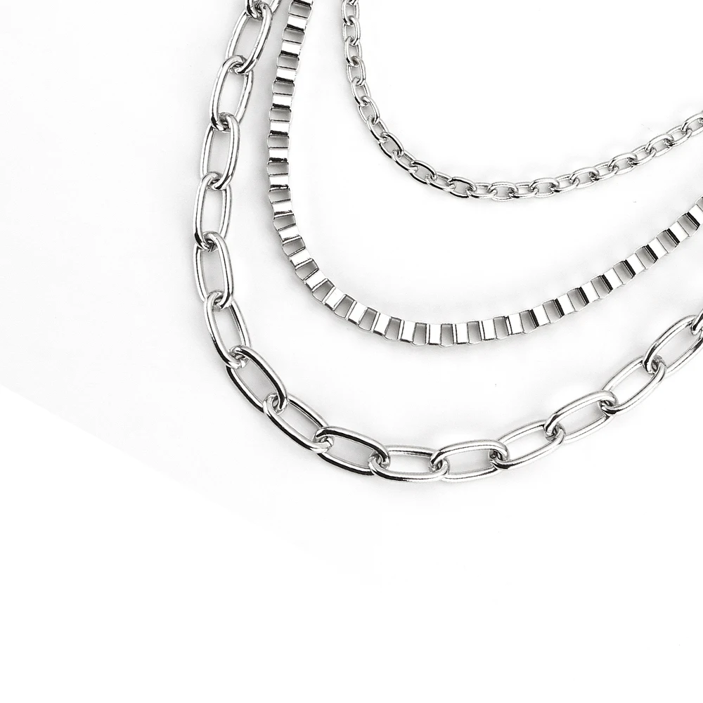 Модные мужские ювелирные изделия джинсовая цепочка-кошелек 3-слойная талия в