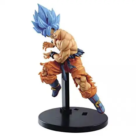 17 см Dragon Ball Z Аниме ПВХ фигурка Супер Saiyan голубые волосы Сон Гоку Вегета LC Коллекционная фигурка игрушка - Цвет: with box