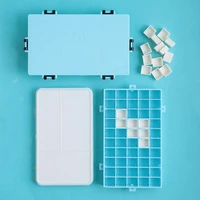 50 grids watercolor box moisturizing painting palette leakproof paint palette storage box stationery drawing supplies