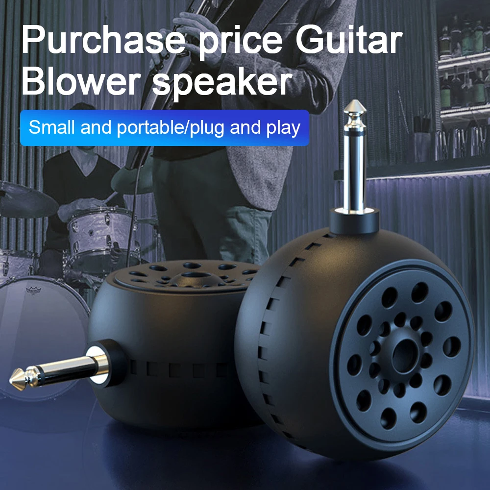 

Electric Guitar Amplifier Rechargeable 6.5mm Saxophone Mini Speaker Receiver Bluetooth-Compatible Amp Mini Plug for Blowpipe