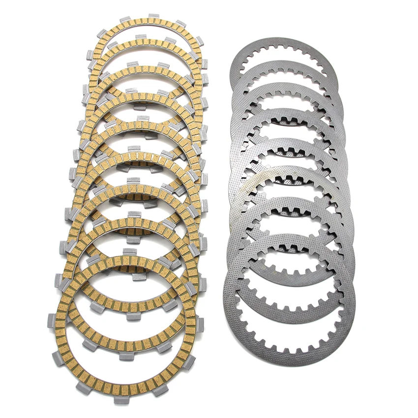 

Комплект фрикционных дисковых пластин Сцепления Мотоцикла Для Yamaha TDM850 TDM900 TDM900A 2B0 ABS TRX850 FZR750R OWOI OEM:3J2-16324-00 8 2,0