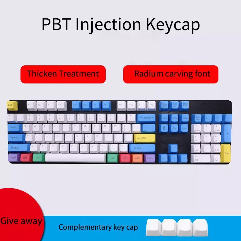 

Клавиатура Механическая PBT 108 с мелом, верхняя/боковая/пустая