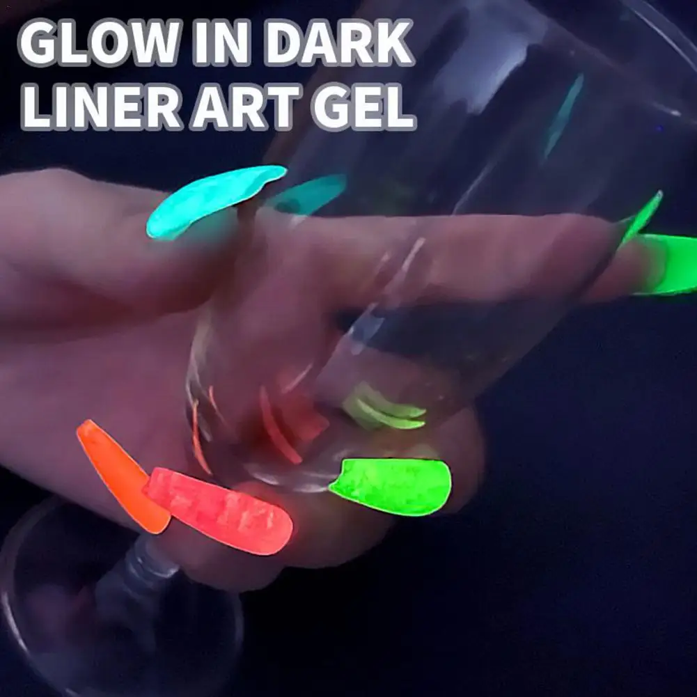 

Клей для ногтей светящийся в виде салата, 12 дюймов