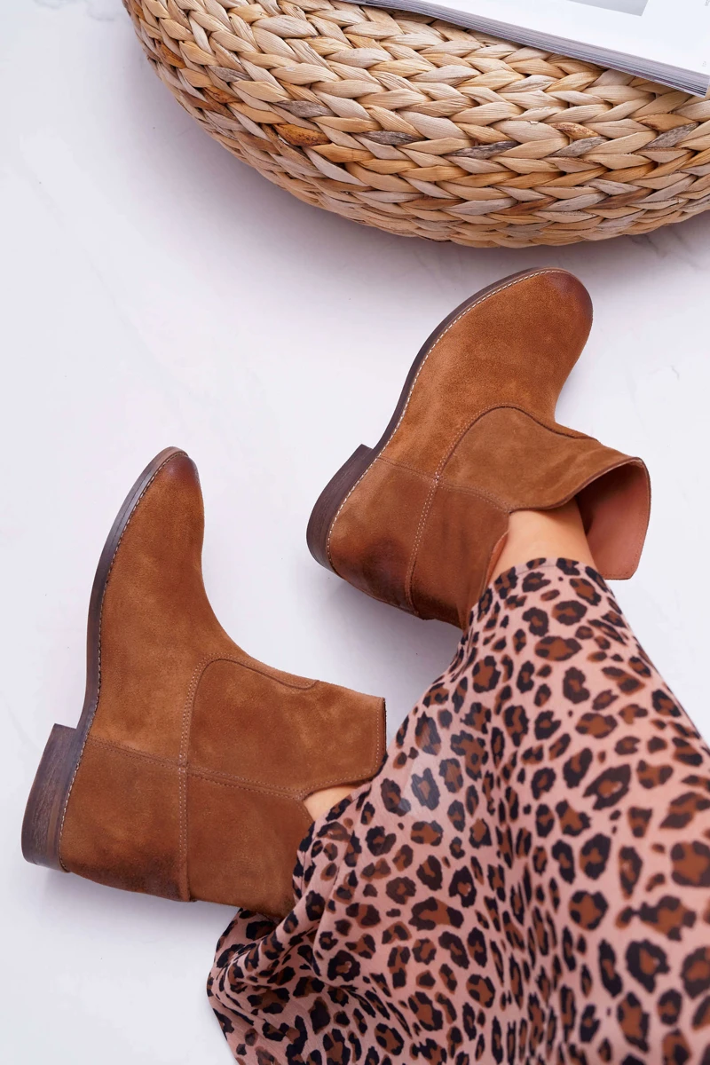 Женские ботинки осенне-зимние модные на плоской подошве Дамская обувь женские