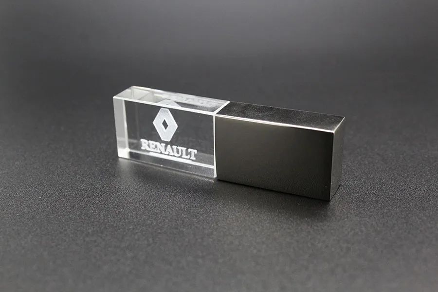 Металл+ стекло 64 ГБ, стильный флеш-накопитель USB 2,0, 4 ГБ, 8 ГБ, 16 ГБ, 32 ГБ, флеш-накопитель USB, Подарочная флешка