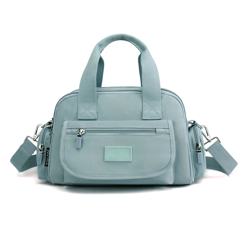 

New Multi layers nylon ladies bag Large Capacity Small handbag Waterproof Women shoulder bag Solid Brand Female cross bag