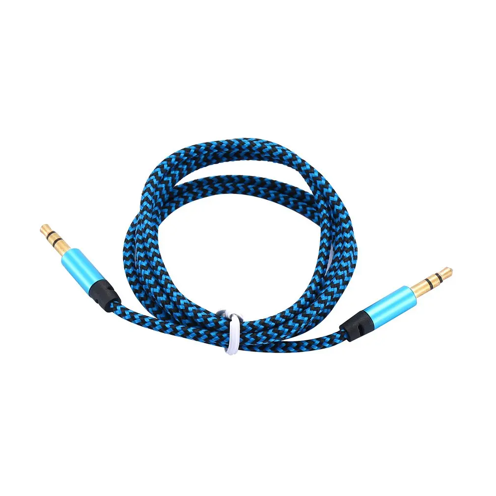 Алюминиевый сплав папа аудио кабель 3 5 мм Aux цветная оплетка линия записи