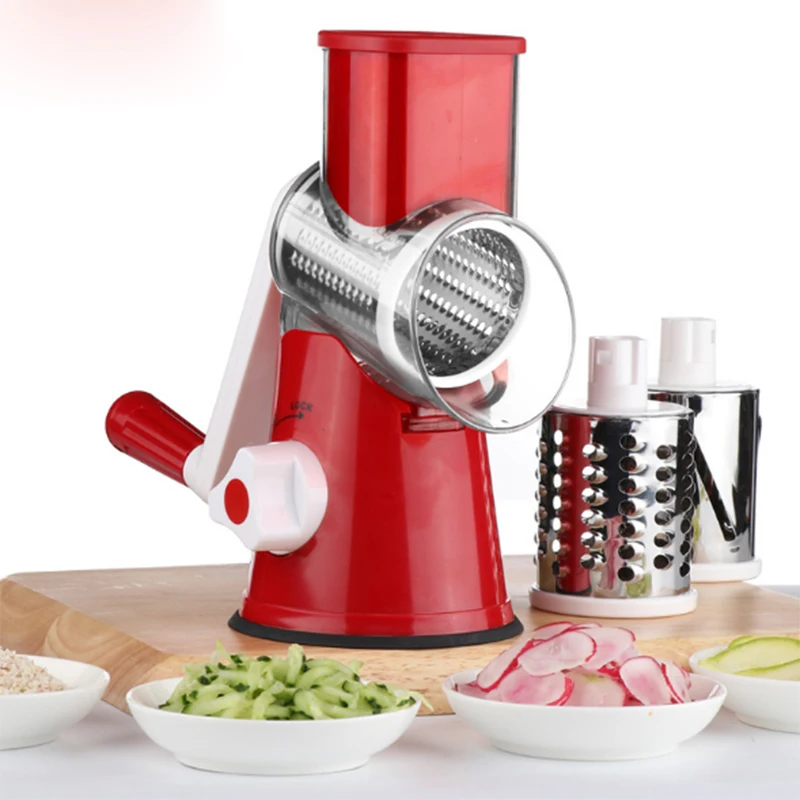 Кухонный Многофункциональный ручной измельчитель ролик вращающаяся терка