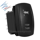 (КрасныйбелыйсинийOrange) Led триммеры автомобиль Лодка однократно перекидной переключатель 7Pin (ВКЛ) Off (On) 12V 20A тумблер джемпер набор проводов