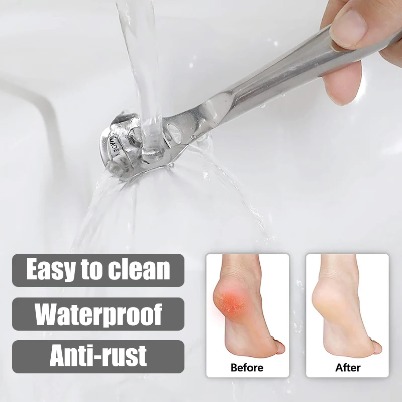 1PCS tainless Steel Pedicure Foot Hard Dead Skin Remover Cutter Shaver Trimmer Pedicure Callus Blade Body Care Tools Accessories images - 6