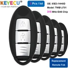 Умный Автомобильный ключ KEYECU для Nissan Micra K13 March K13 Leaf Fob 2 кнопки-315 МГц-чип ID46-Название модели: TWB1J701, 5 шт.