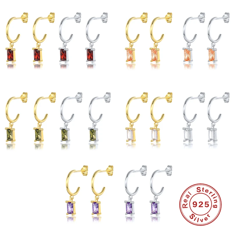 

Серьги-гвоздики Женские Геометрические, из серебра 925 пробы