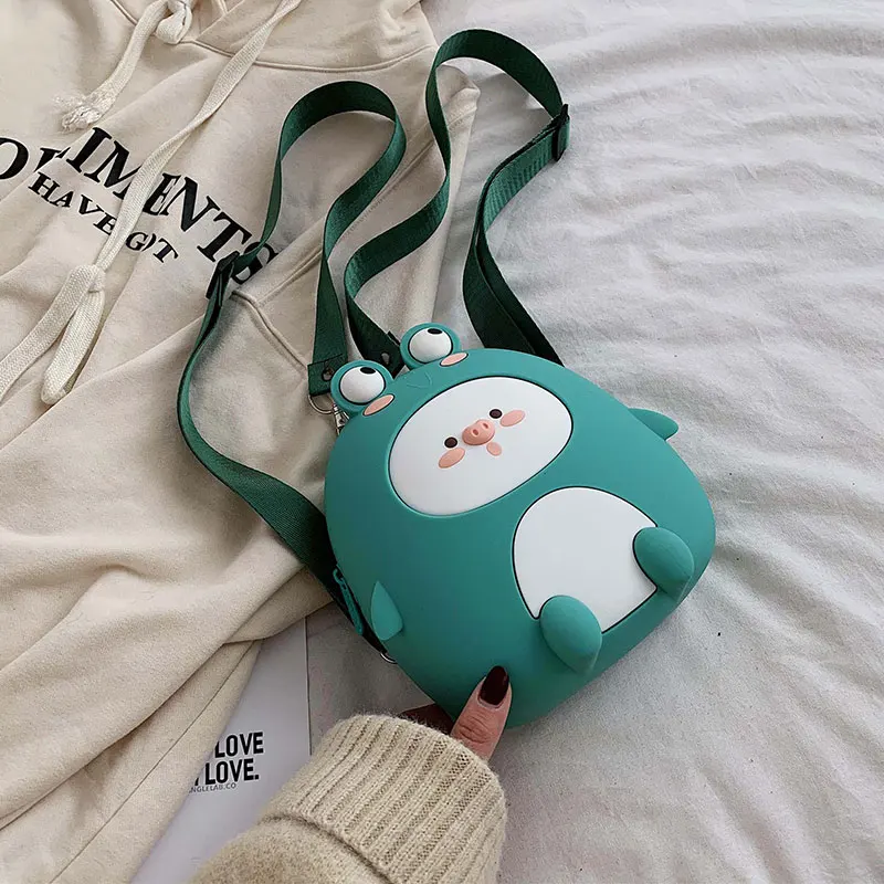 Мягкие силиконовые детские рюкзаки с забавным мультяшным рисунком школьный