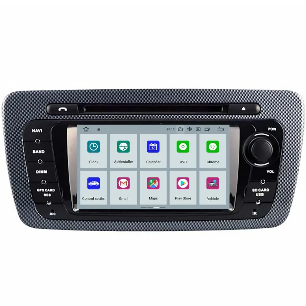 Android 9 0 встроенный DSP Восьмиядерный 4 Гб + 64 Ibiza автомобильный DVD для Seat IPS 7 дюймов