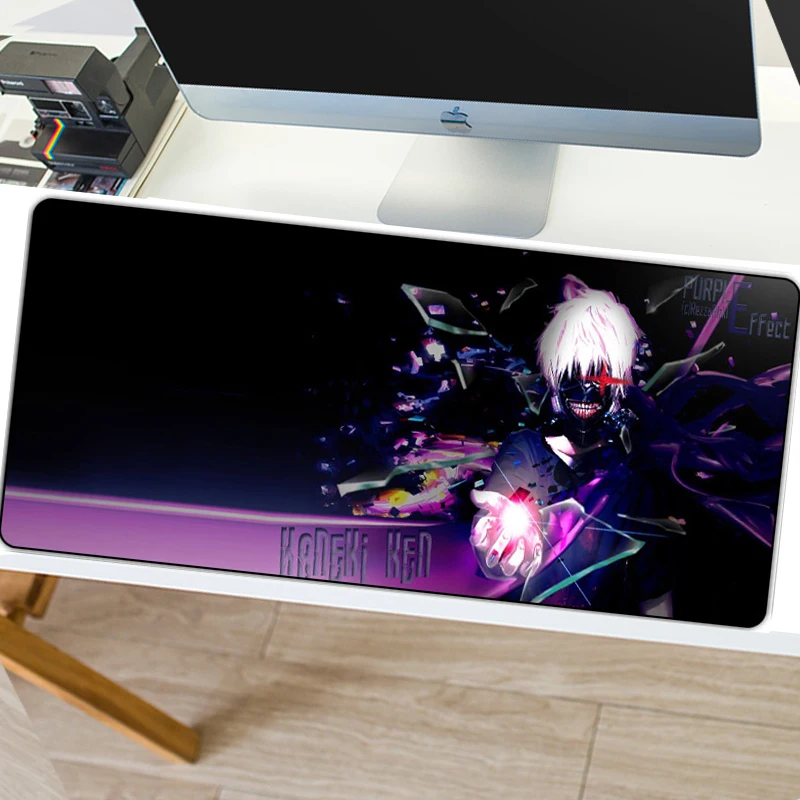 Игровой коврик для мыши 800x300 мм, XL, противоскользящий, с блокировкой скольжения, натуральный каучук, большой игровой коврик для мыши, аниме, для настольного компьютера, ноутбука