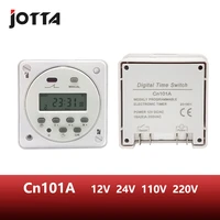 cn101a lcd time switch 12v 24v 110v 220v time relay street lamp billboard power supply timer with water proof box
