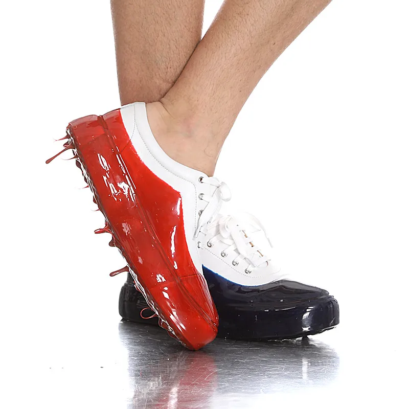 Мужская обувь новинка 2020 корейский тренд кожаные мужские туфли первого слоя на