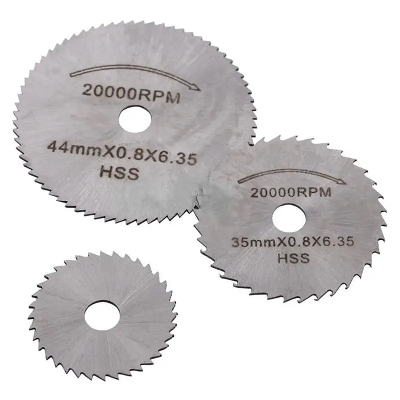 

7 pcs HSS Circular Wood Cutting Saw Blade Discs Extension Rods for Rotary Tool