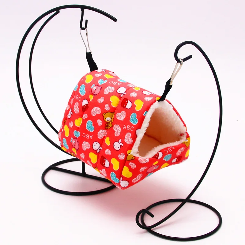 Подвесное плюшевое Птичье гнездо птичья пещера клетка крысы хомяк домик