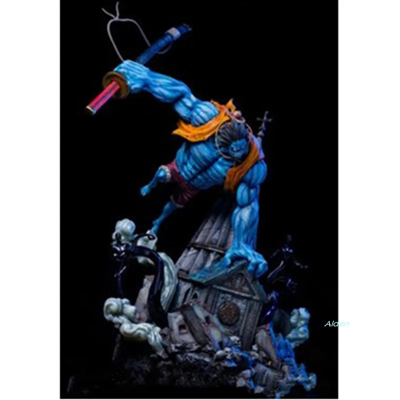Статуя кошмарная обезьянка 20 дюймов Luffy грудь соломенная шляпа Пираты полный