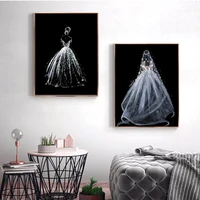 diy painting by numbers weeding dress acrylic paints for adults digital oil painting on canvas all for handiwork home decor