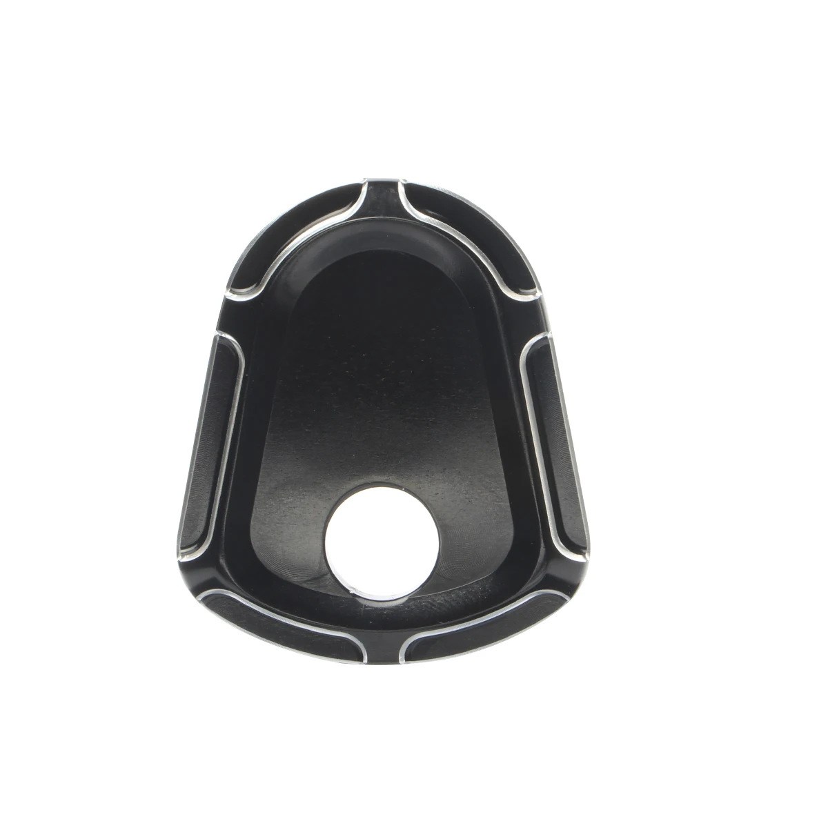 

Edge Cut Ignition Switch Cover Black New For Harley Electra Road Street Glide