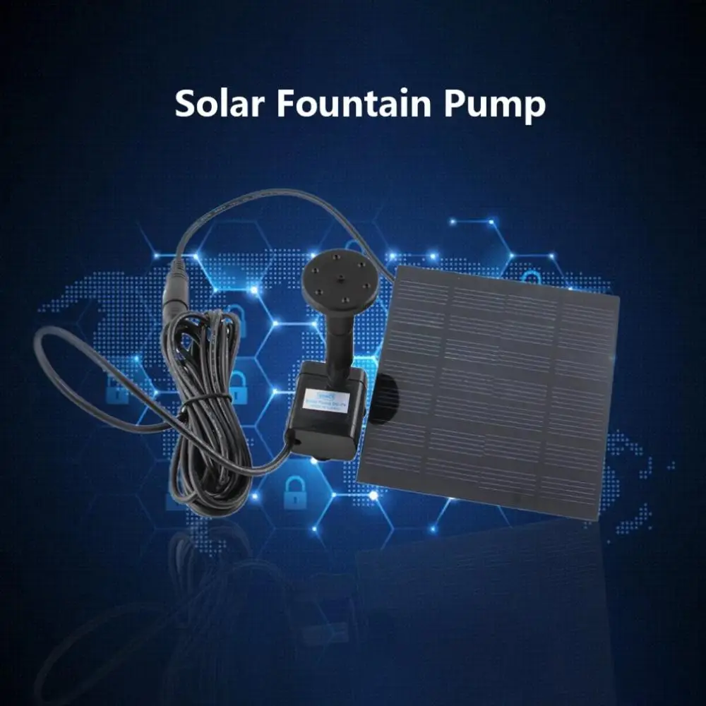Водяной насос на солнечной батарее садовый фонтан миниатюрный плавающий водяной